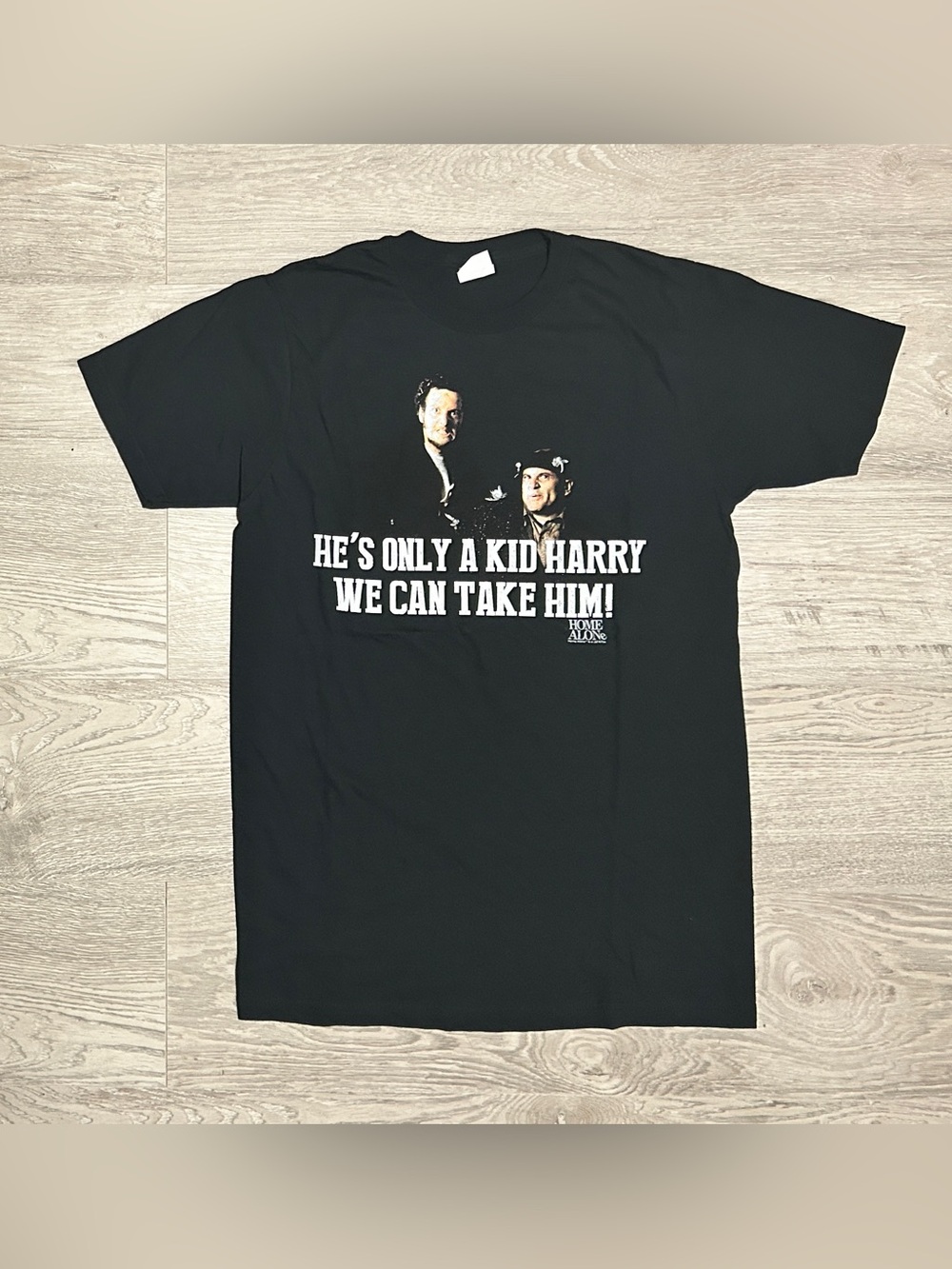 2014 Home Alone Movie Promo Men’s Black Graphic T-Shirt